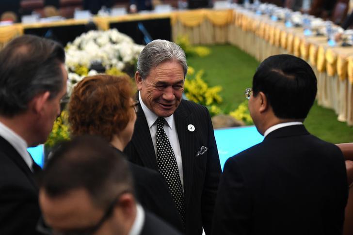 New Zealand’s Foreign Minister Winston Peters at the Asia-Pacific Economic Cooperation (APEC) Summit leaders meetings in Dana