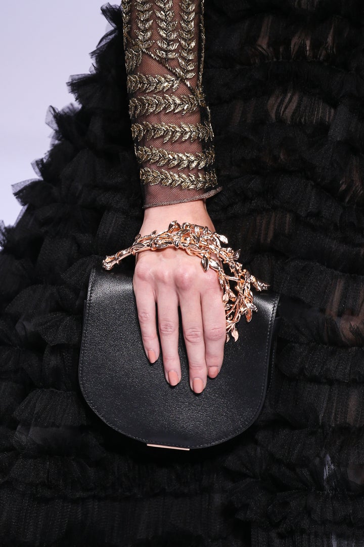 Check out the gorgeous texture of the skirt.