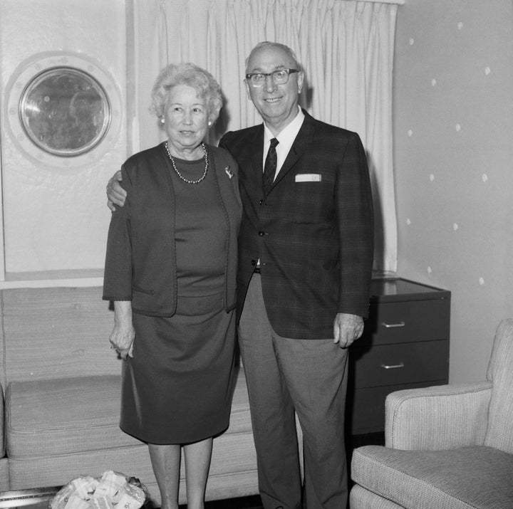 Roy O. Disney, seen here with his wife Edna Francis, made a fortune as co-founder of the Disney company with his brother