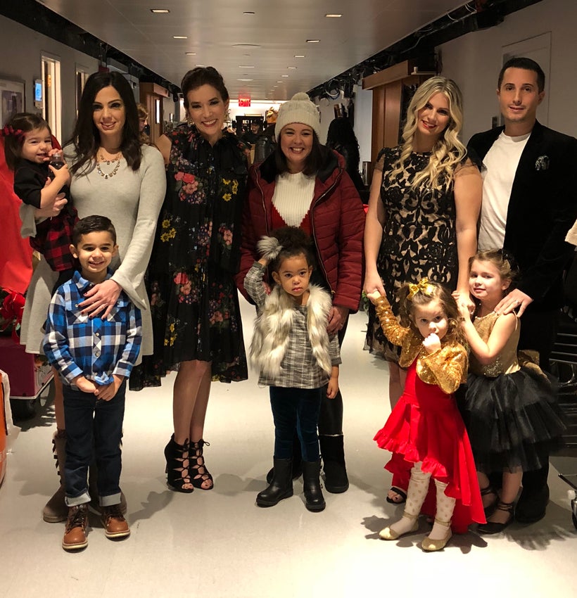 With my sweet, beautiful models post Megyn Kelly TODAY Show. Happy Holidays!