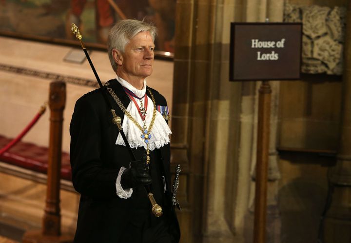 David Leakey is standing down as Black Rod after seven years 