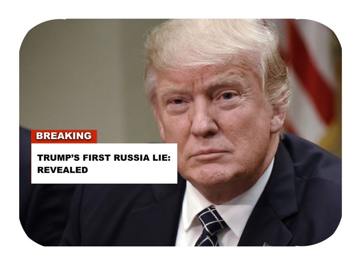 <p>The first time Trump lied about his Russia connections was July 29th, 2016. Watch it now.</p>