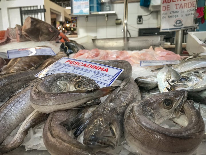 Fish market in Lisbon