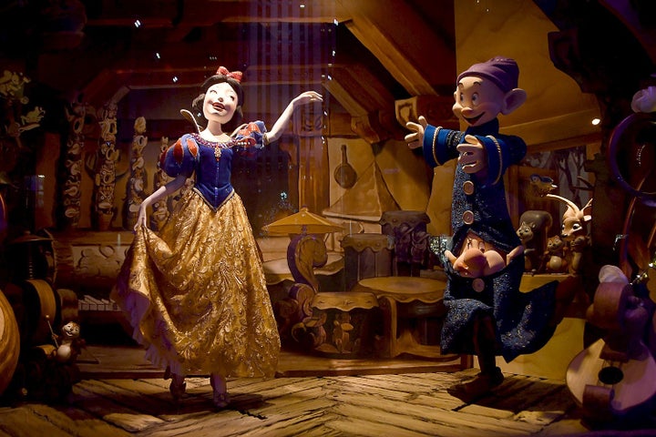 Saks Fifth Avenue’s holiday windows pay homage to Snow White’s 70th Anniversary.