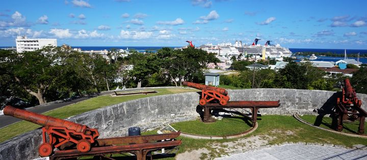 Cannons at Fort Fincastle and at Fort Nassau, which has disappeared, once protected pirates in Nassau from heavy warships.