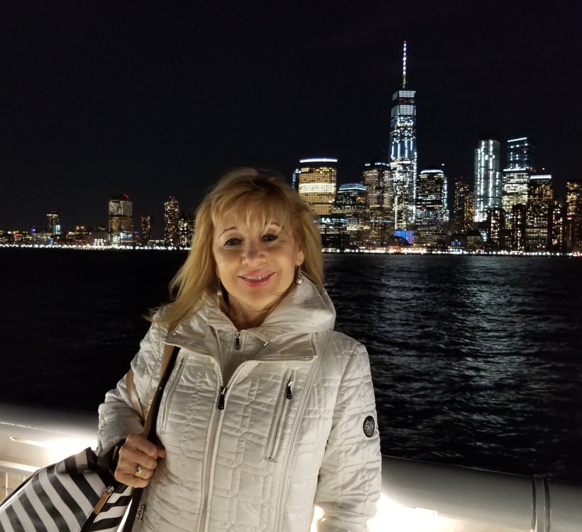 Fiona Citkin was partying in New York City, to see off 2017.