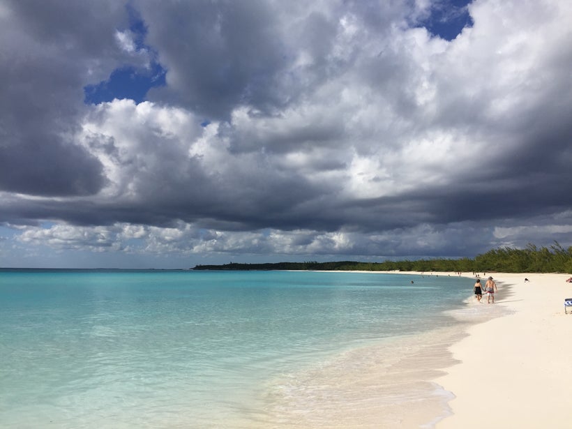The private island of Half Moon Cay.