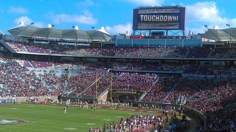 Photo is from the FSU-Delaware State game.