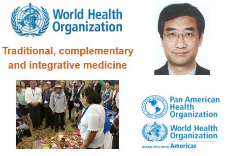 <p>WHO Trad-Med leader Zhang Qi, the re-named initiative, and a ritual kicking off the PAHO network</p>