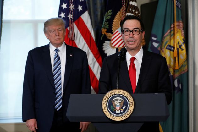 US-Präsident Donald Trump und sein Finanzminister Steven Mnuchin.