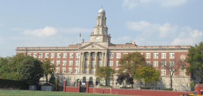 Franklin K. Lane High School was located in an enormous WPA building that opened in 1937. It was phased out as a failing scho