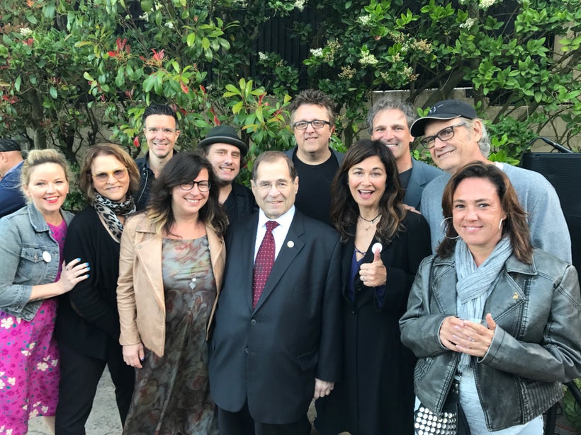 Some of SONA lending support to Representative Jerold Nadler