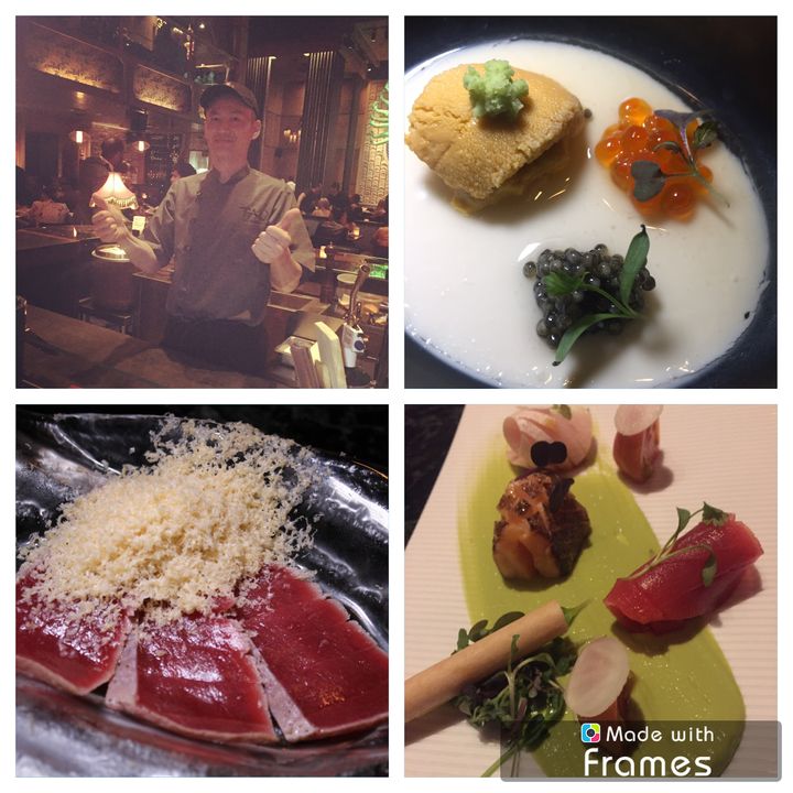 Classic Omakase dinner at TAO LA was a real foodie treat.