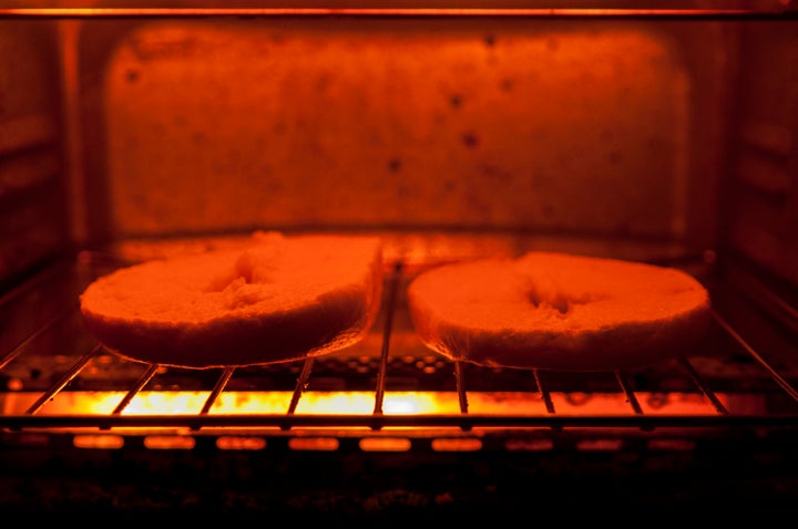 The evacuation was blamed on smoke from a burning bagel at St. Louis Lambert airport.