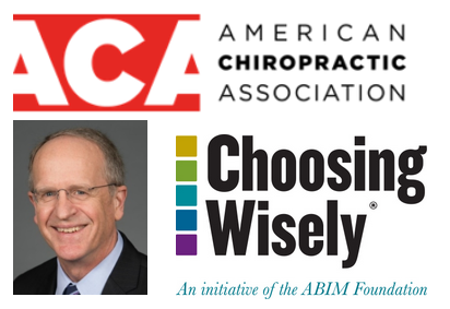 ACA president David Herd, DC and re-branding with Choosing Wisely participation