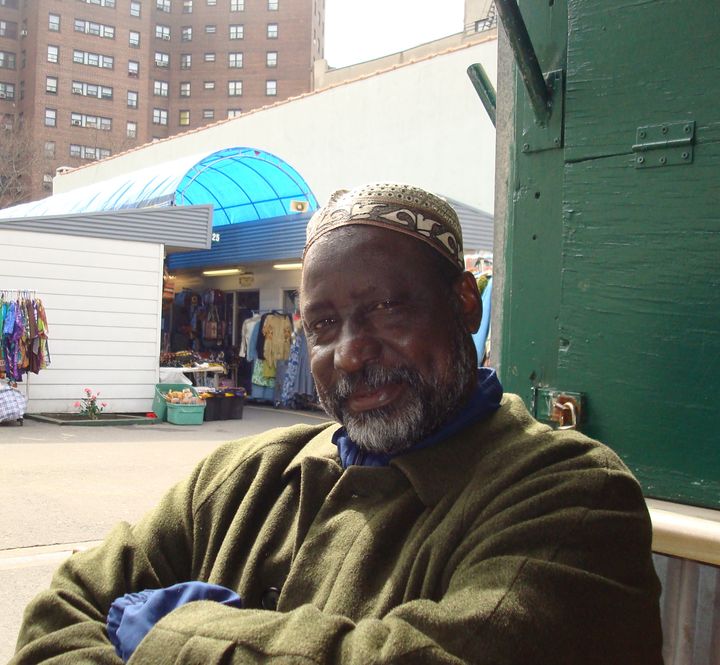<p>El Hajji Yaya Harouna at the Malcolm Shabazz Harlem Market</p>