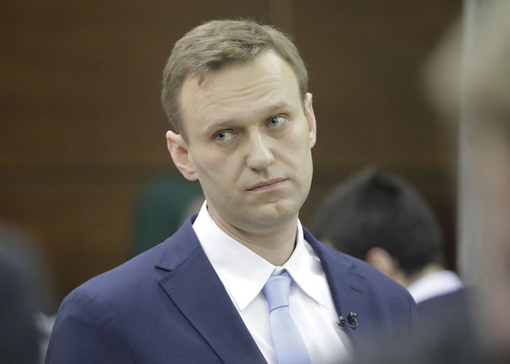 Russian opposition leader Alexei Navalny in Moscow on Dec. 24, 2017. 