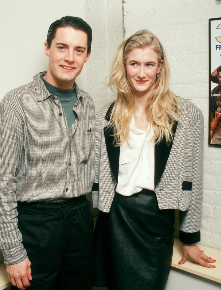 Dern with Kyle MacLachlan in 1988.