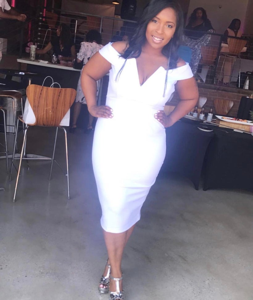 Ciara Brooks in action at the Beauty Brunch Bazaar 2017