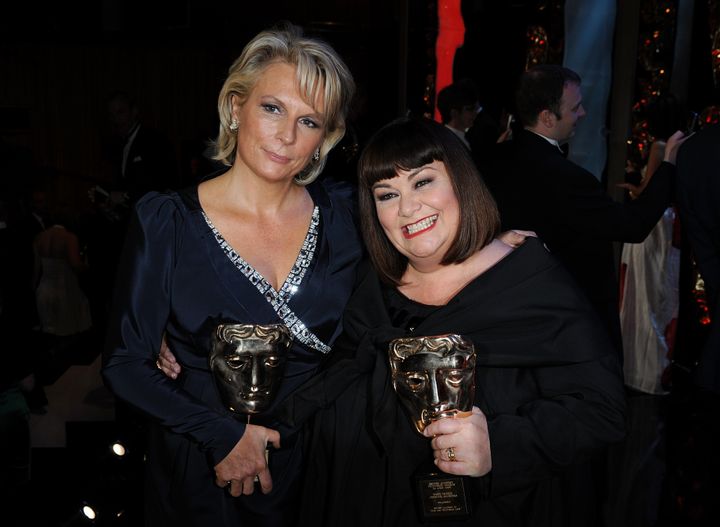 <strong>Dawn French (right) and Jennifer Saunders.</strong>