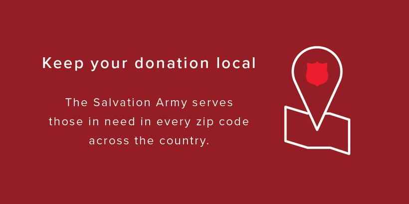 Salvation Army Keep Your Donation Local