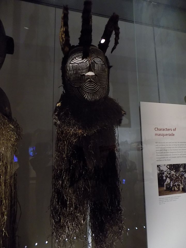 British Museu, African ritual costume