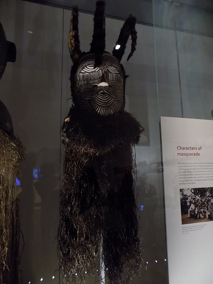 <p>British Museu, African ritual costume</p>