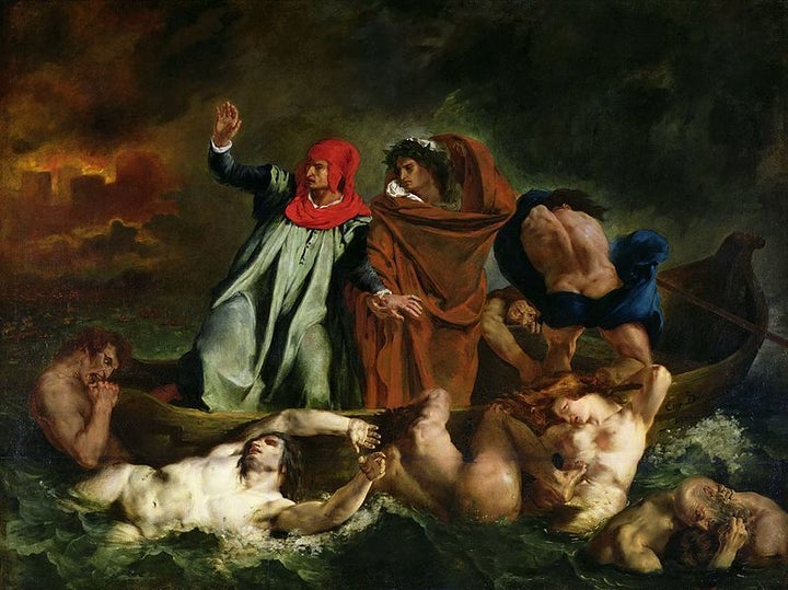 <p>Louvre, The Barque of Dante by Eugene Delacroix</p>