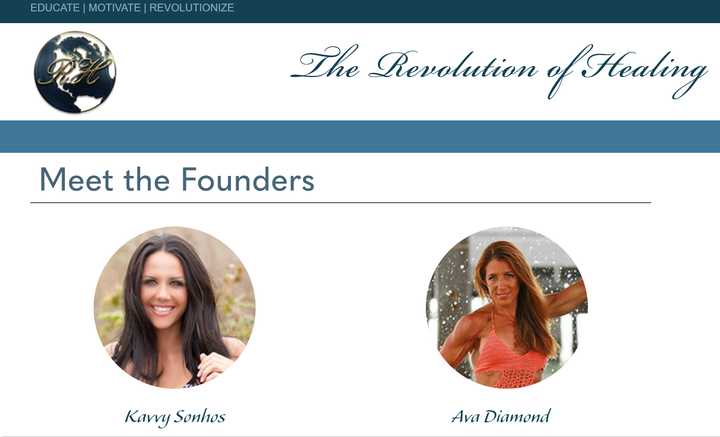 <p>Ava Diamond and Kavvy Sonhos just started The Revolution of Healing website.</p>