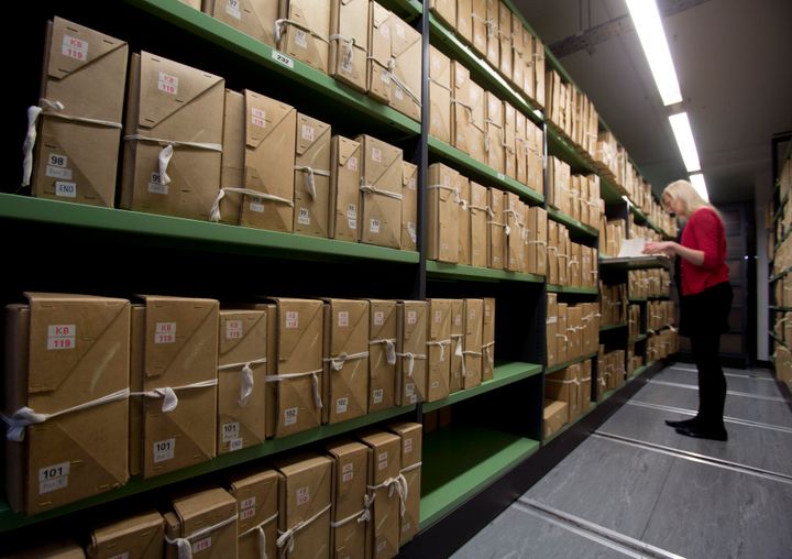 The National Archives have released hundreds of official files