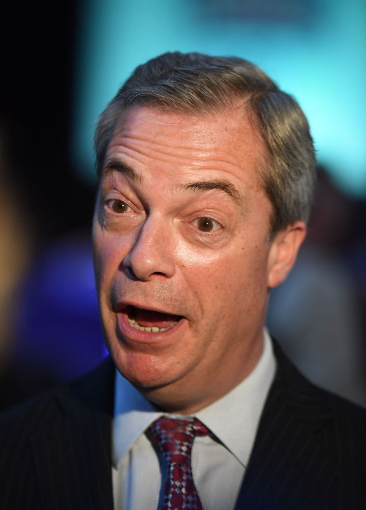 Nigel Farage has complained about not receiving any honours