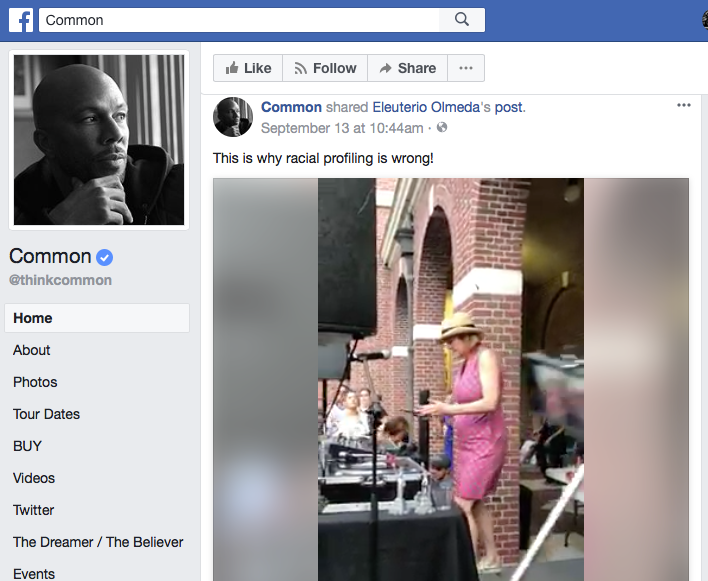 Grammy Nominee Rapper and Actor Common Shared DJ Misbehaviour’s Viral Video On His Personal Facebook Page