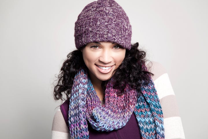 Beanie Winter Hat | Polka Dot Multi