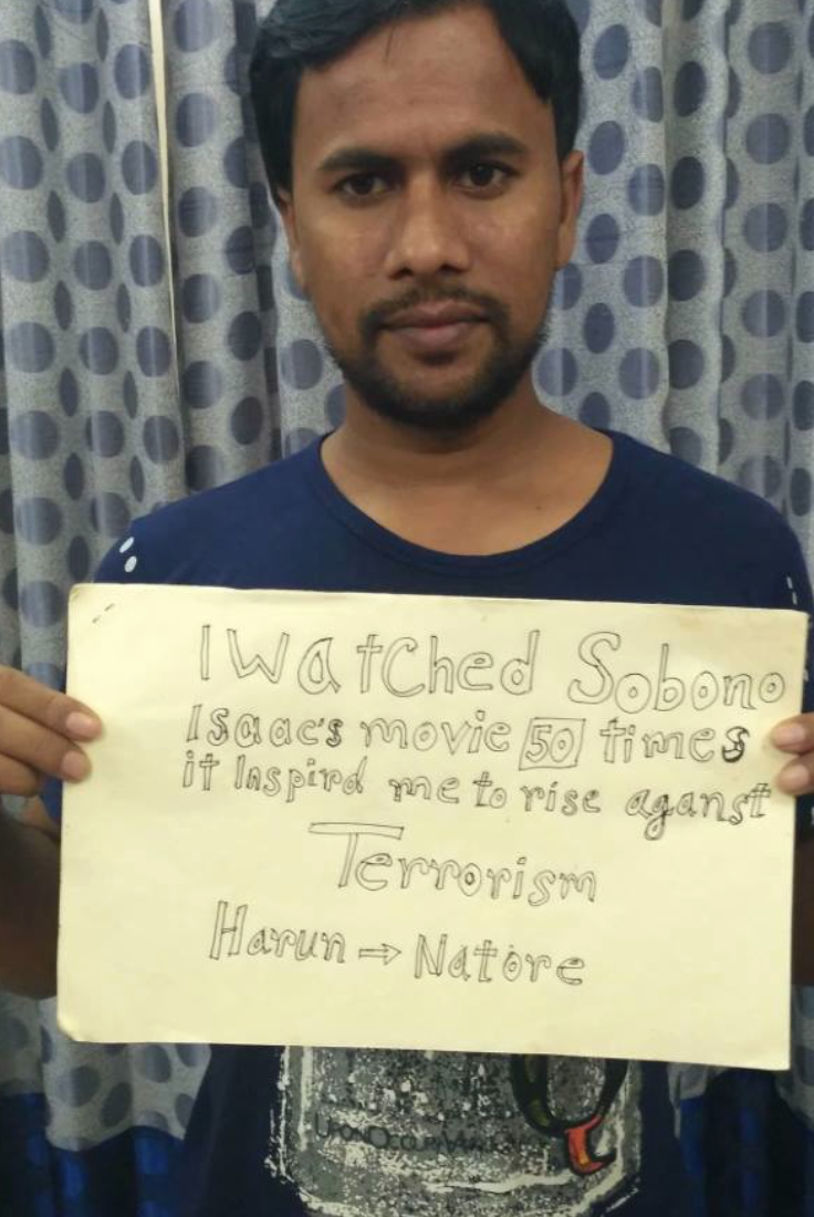 Inspired by Isaac’s movie, many youths have joined the revolution against terrorism in Natore (নাটোর) led by Harun.