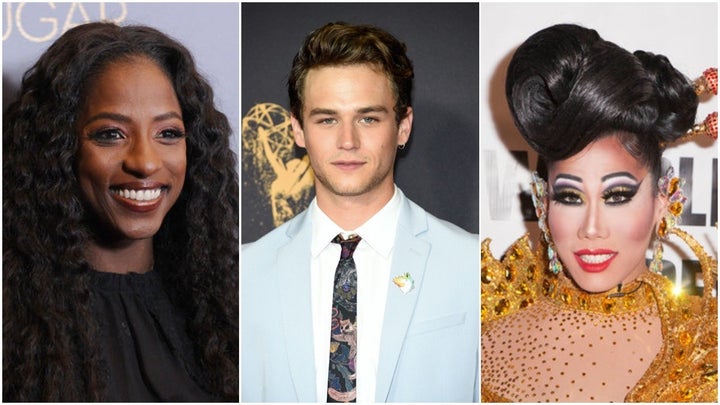 (From left) Rutina Wesley, Brandon Flynn and Gia Gunn. 