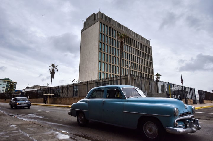 The U.S. State Department withdrew more than half of its staff from the embassy in Havana after diplomats there reported a number of baffling ailments.