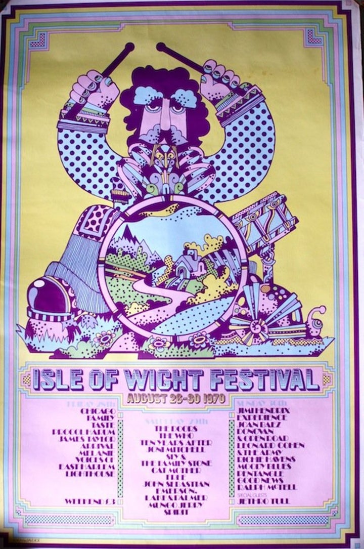 Poster for the 1970 Isle of Wight Festival