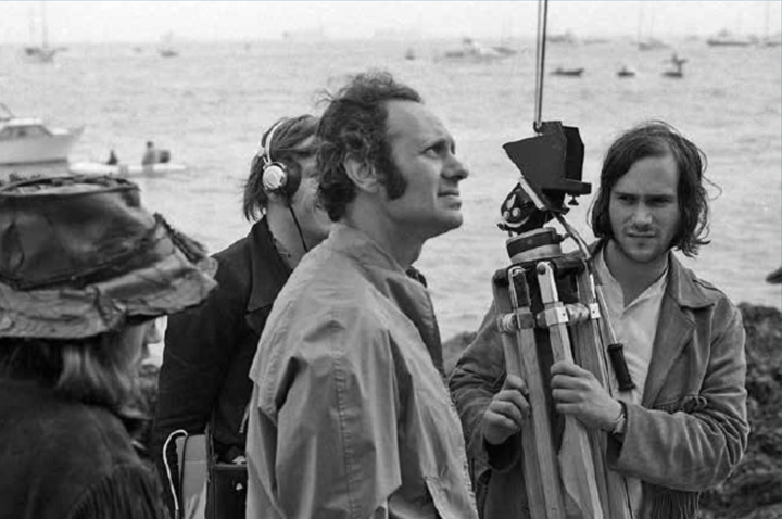 Murray Lerner at the Isle of Wight Festival 1970. 