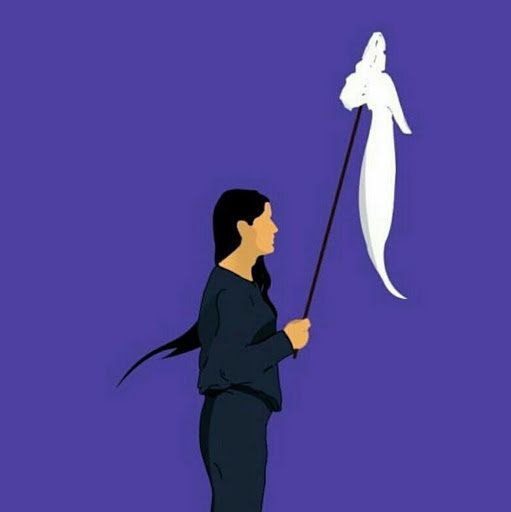 Das Symboldbild der Iran-Proteste: Eine Frau reckt ihre Kopfbedeckung in die Höhe