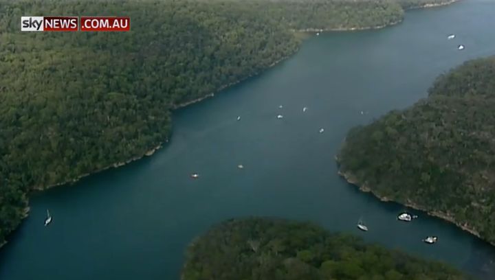 The plane was reportedly turning when it appeared to plunge into the water near Cowan Creek, north of Sydney