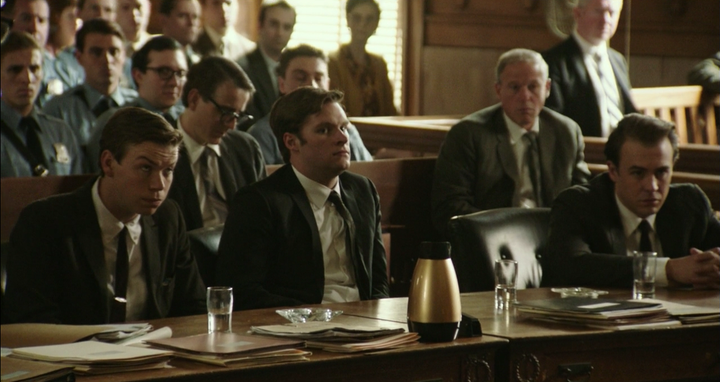 <p><strong>The three police officers accused of killing three black men execution style, in Detroit's Algiers Motel during the 1967 riot. Actors Will Poulter, Jack Reynor and Ben O’Toole played the racist police that took their lives.</strong> </p>