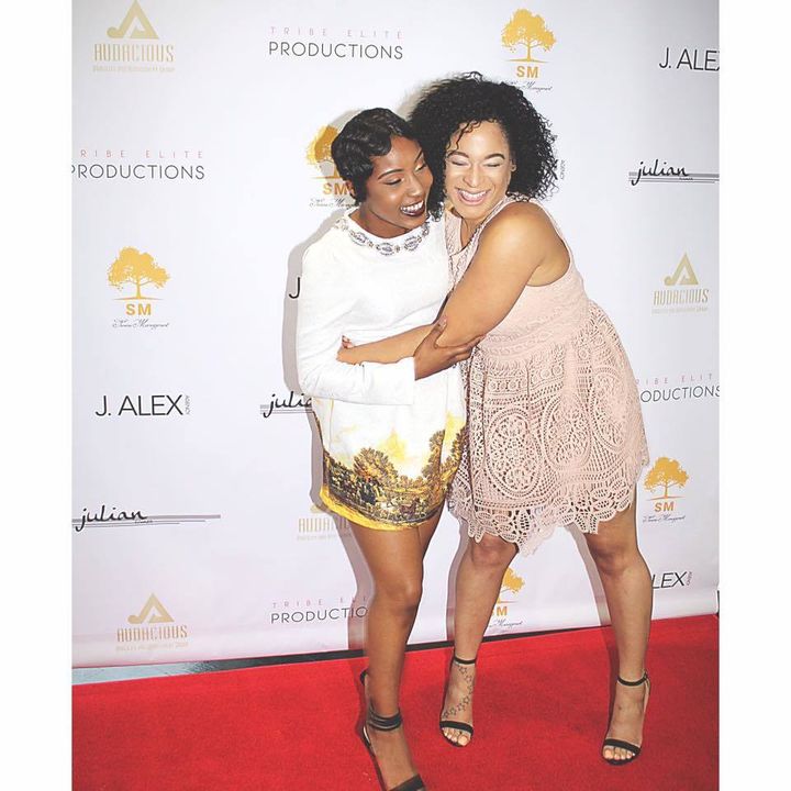 Nia Rice and Megan Alston at the Serene MGMT Launch Event in Washington, D.C. in 2016