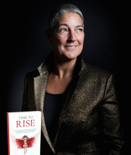 Time to Rise author, Leslie van Oostenbrugge