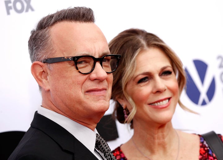 O Tom Hanks με τη σύζυγό του, Rita Wilson, στην πρεμιέρα της ταινίας «The Post» στην πόλη της Ουάσινγκτον. 