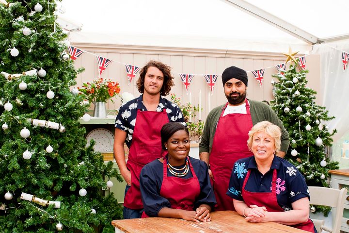 The returning 'Bake Off' contestants were set a baked Alaska challenge during the New Year special