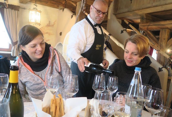 Hubert Kastlunger is the skiing sommelier