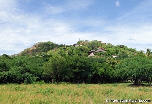 <p>Homes on the hill, Tamarindo, Northern Pacific coast, Costa Rica.</p>