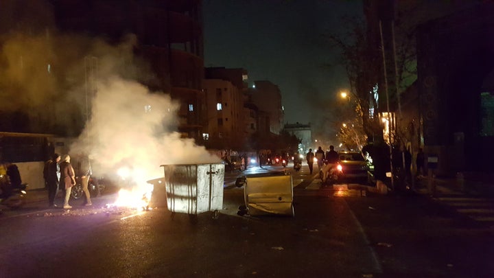 Protests in Iran have spread to scores of towns and cities in a matter of days.