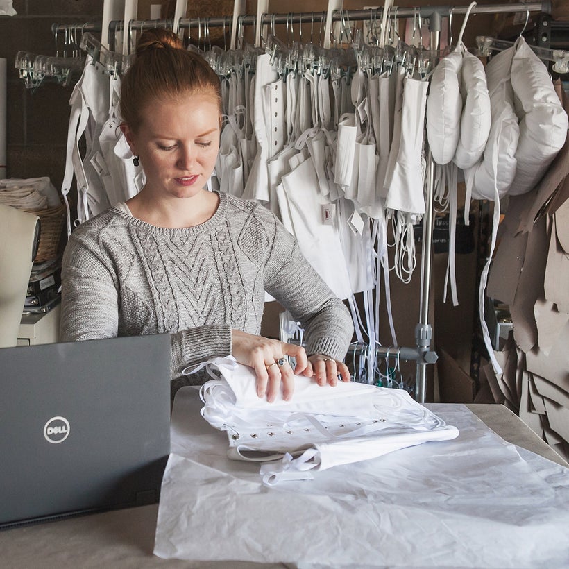 Cynthia Settje, founder of <a rel="nofollow" href="https://redthreaded.com/" target="_blank">Red Threaded </a>Costume company