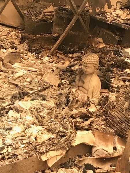 What the fire left at my house